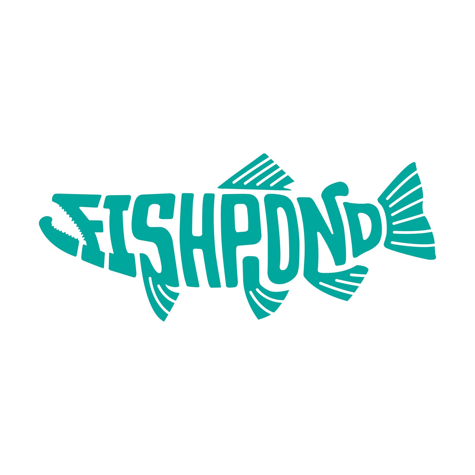 Fishpond Thermal Die Cut Sticker Pescado
