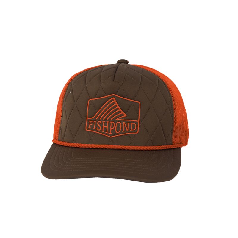 Fishpond Dorsal Fin Quilted Trucker Hat - Campfire