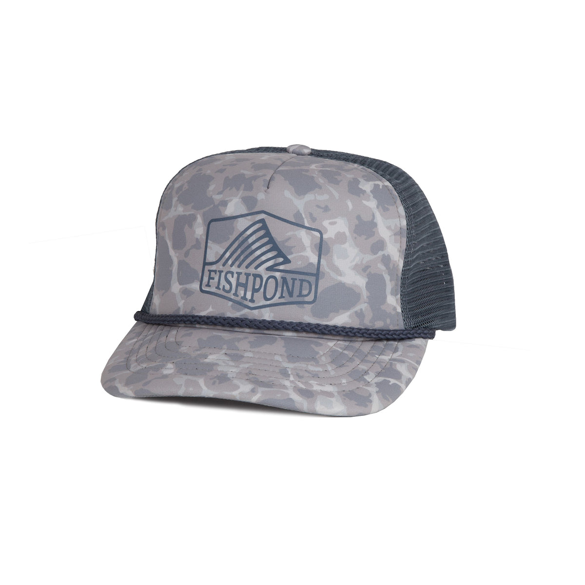 Fishpond Dorsal Fin Trucker Hat Overcast Camo
