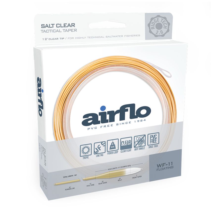 AIRFLO FLATS TACTICAL RIDGE 2.0 - 12FT CLEAR TIP