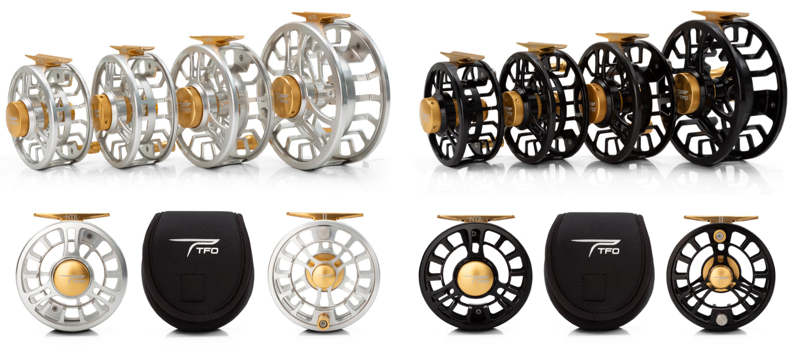 TFO NTR Large Arbor Spare Spool - Black/Gold