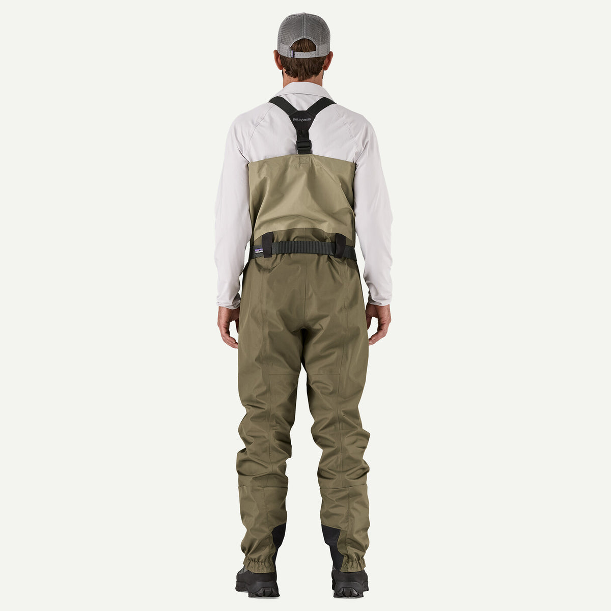 Patagonia Swiftcurrent Traverse Zip Front Waders - River Rock Green