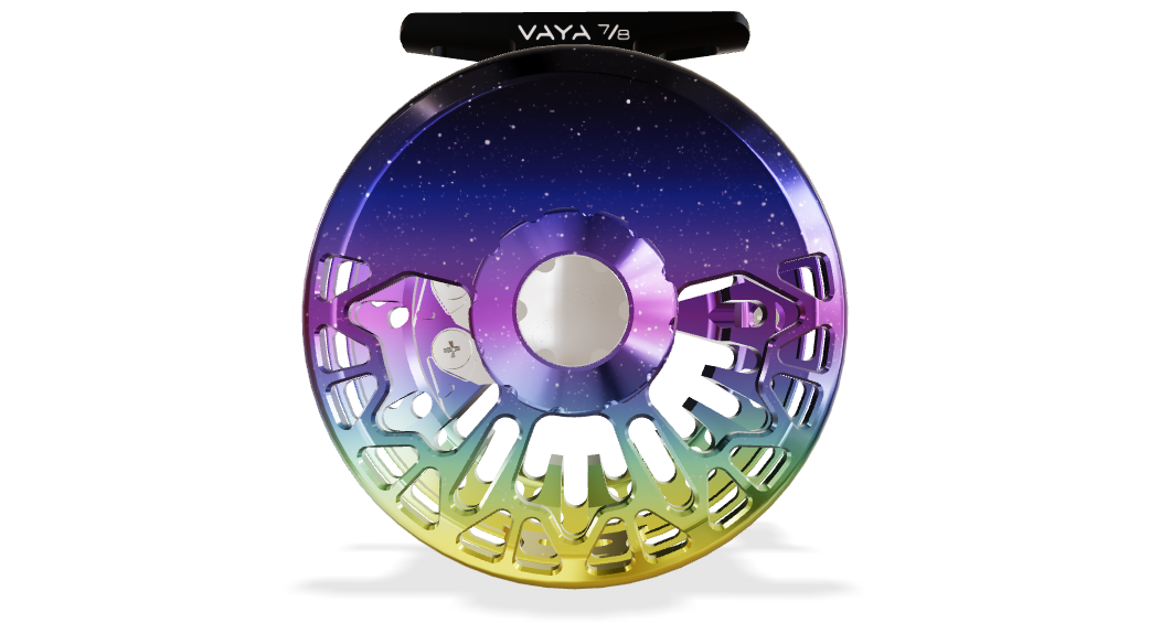 Abel Vaya 7/8 Northern Lights Fade Fly Reel