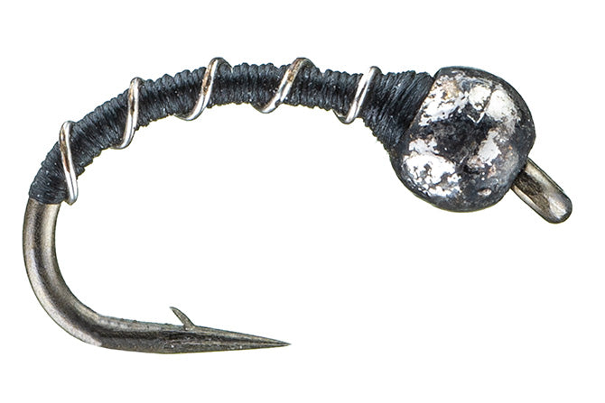 Tungsten Beadhead Zebra Midge 