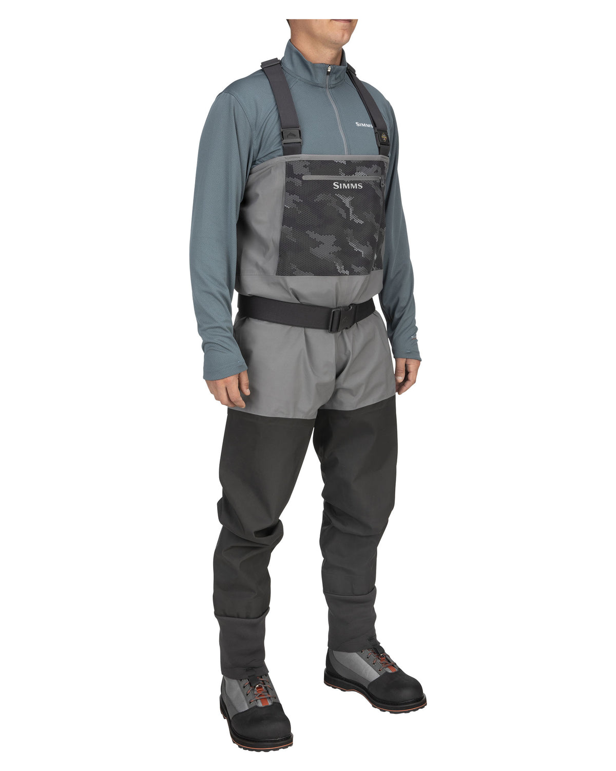 Simms Guide Classic Stockingfoot Wader Carbon