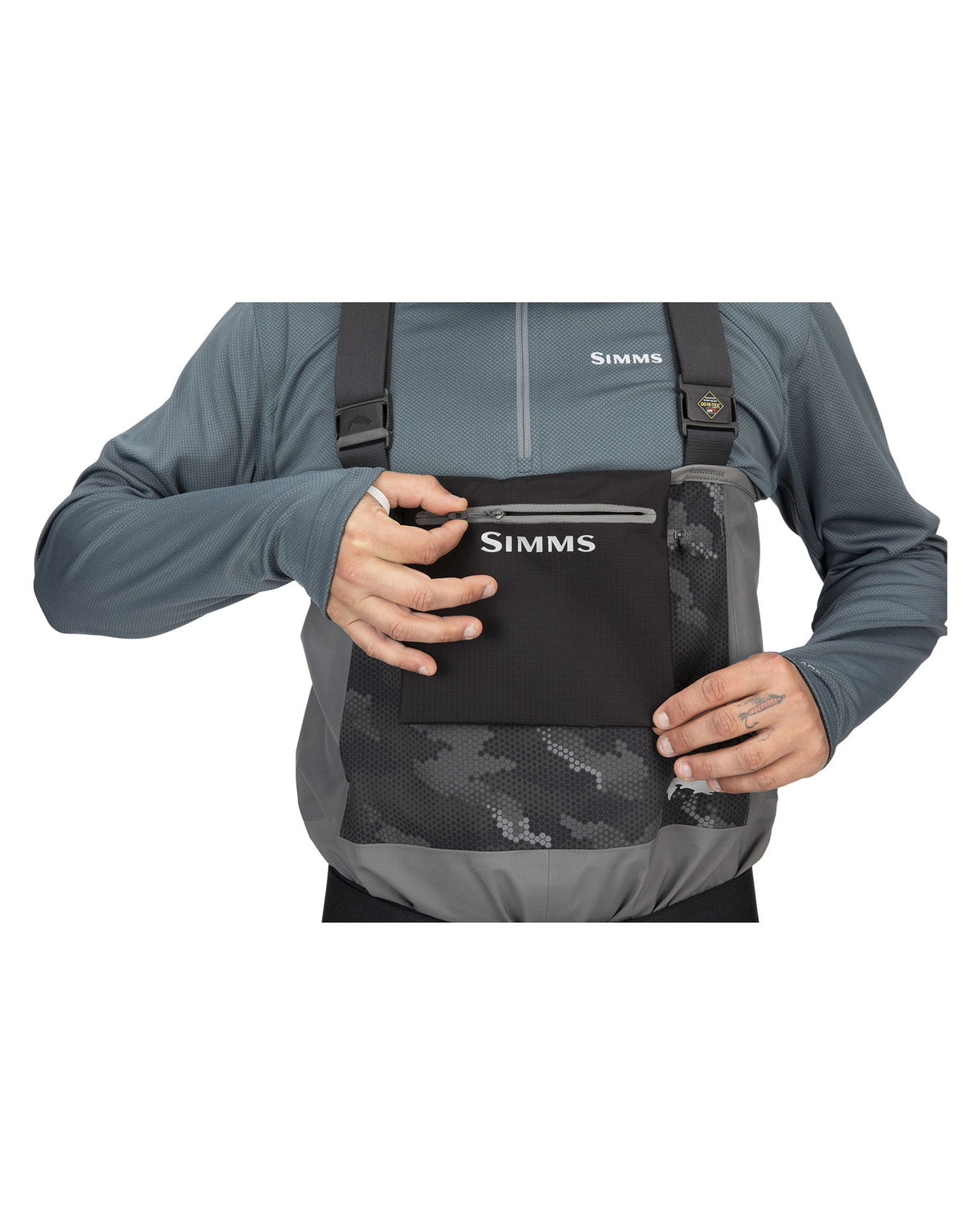 Simms Guide Classic Stockingfoot Wader Carbon