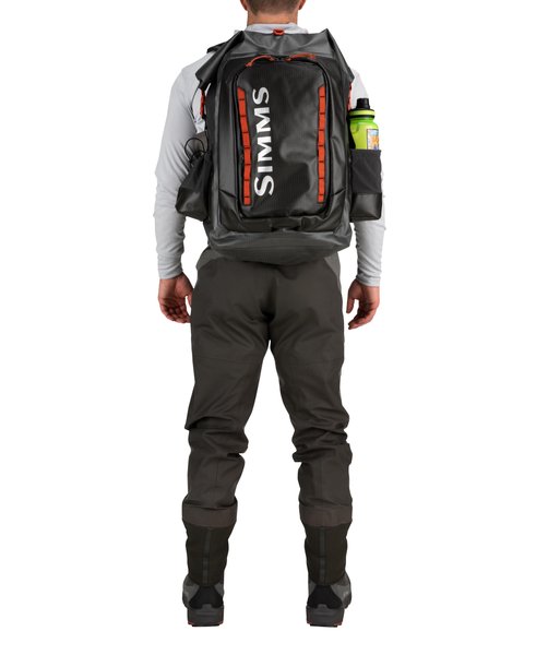 Simms G3 Guide Backpack Anvil On Body Back