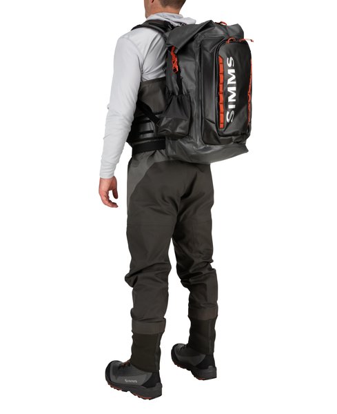 Simms G3 Guide Backpack Anvil On Body Back
