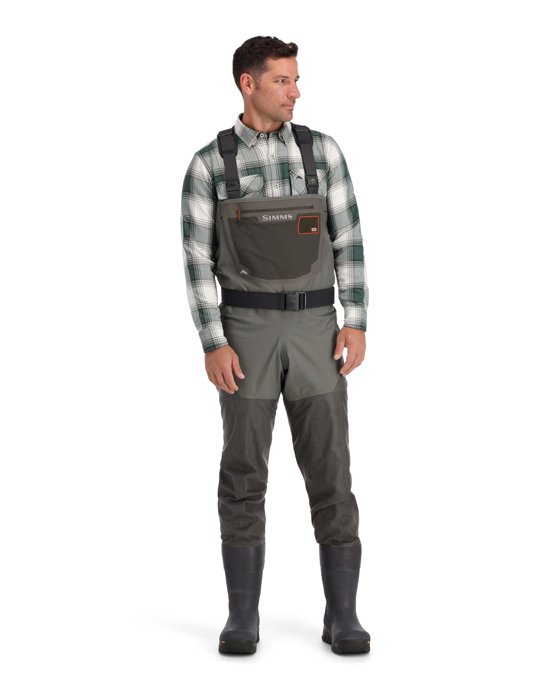 Simms G3 Guide Bootfoot Vibram Waders - Gunmetal
