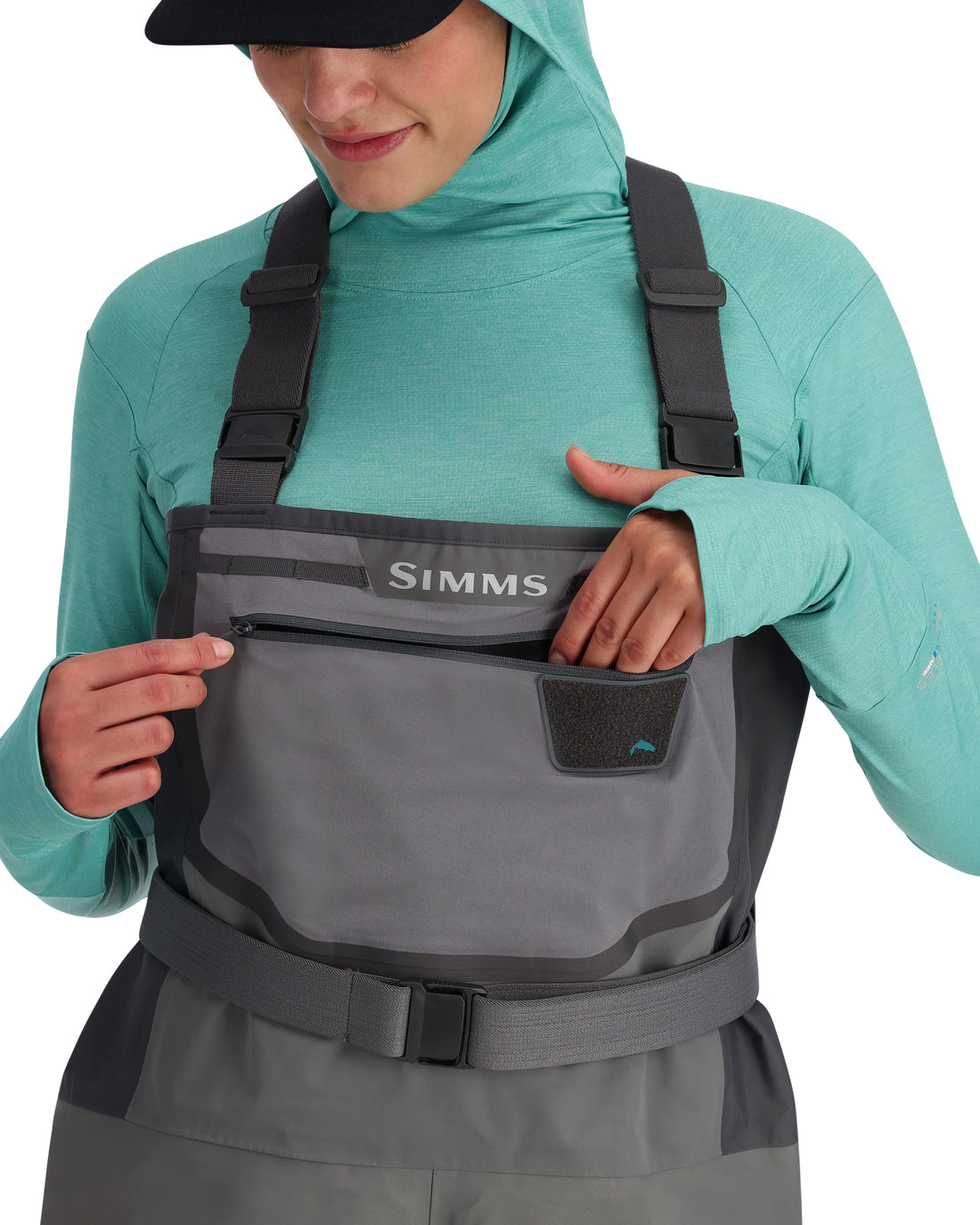 Simms Womens Freestone Stockingfoot Waders Slate