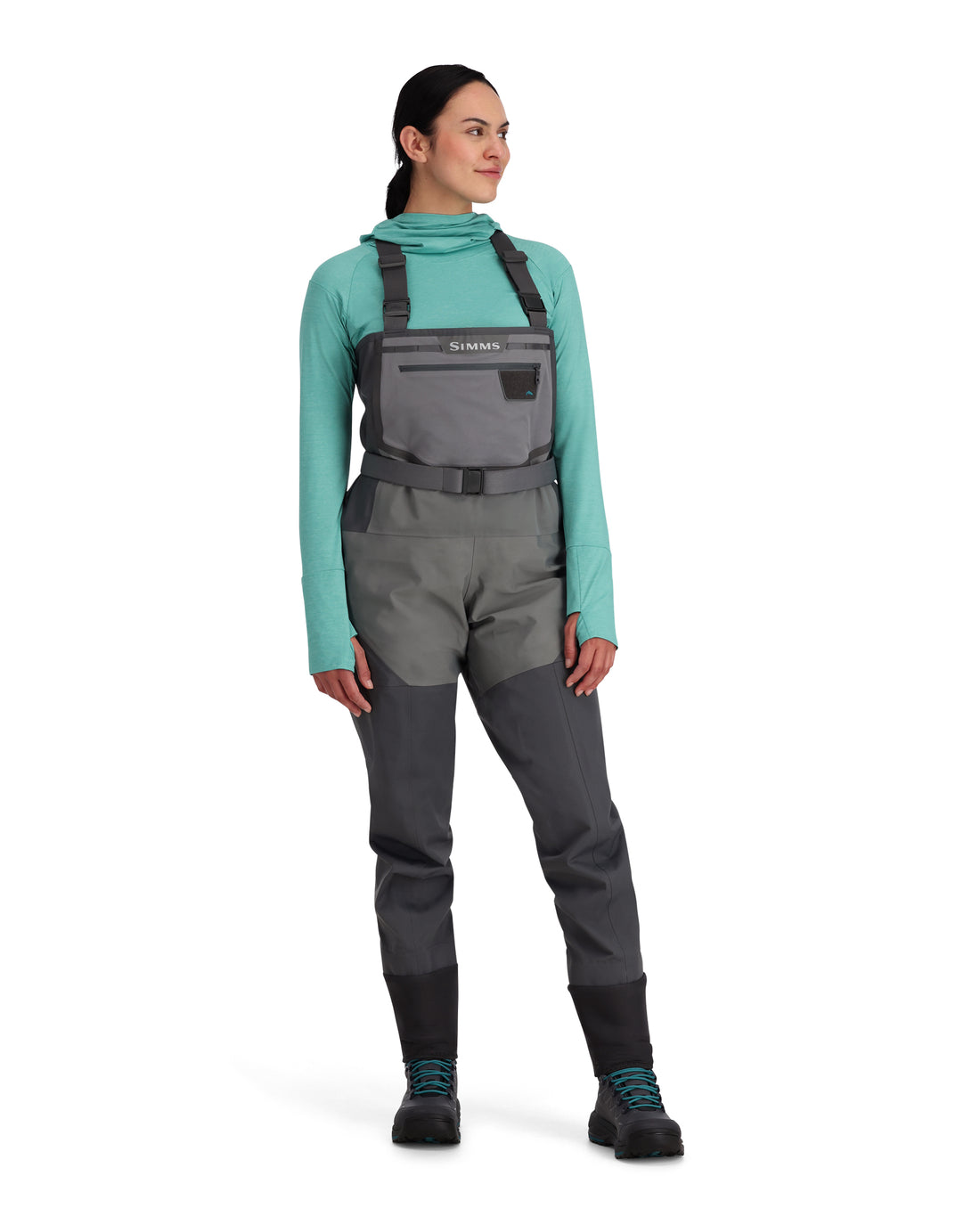 Simms Womens Freestone Stockingfoot Waders Slate
