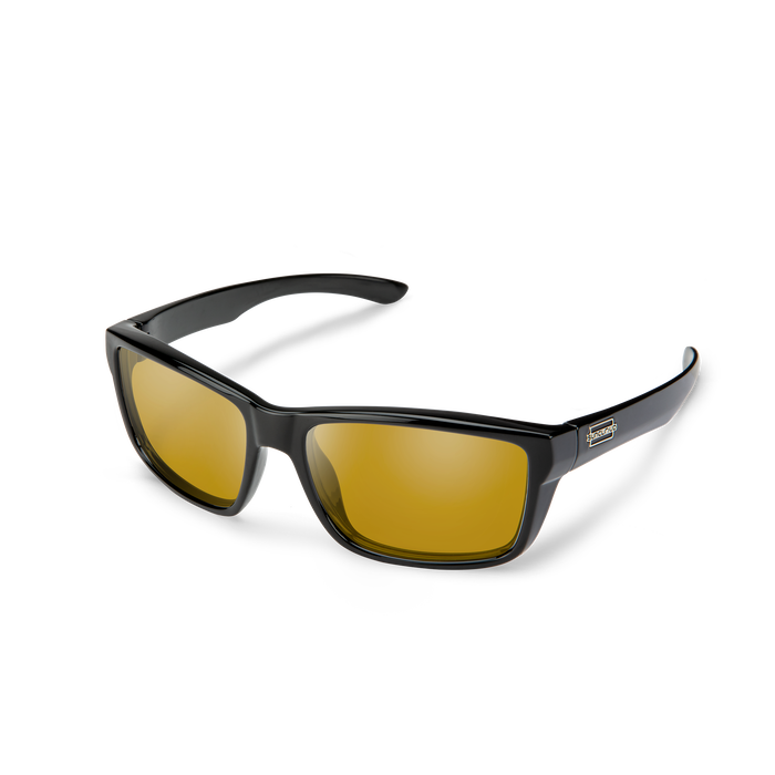 Fisherman Eyewear Permit Polarized Sunglasses Black/Yellow