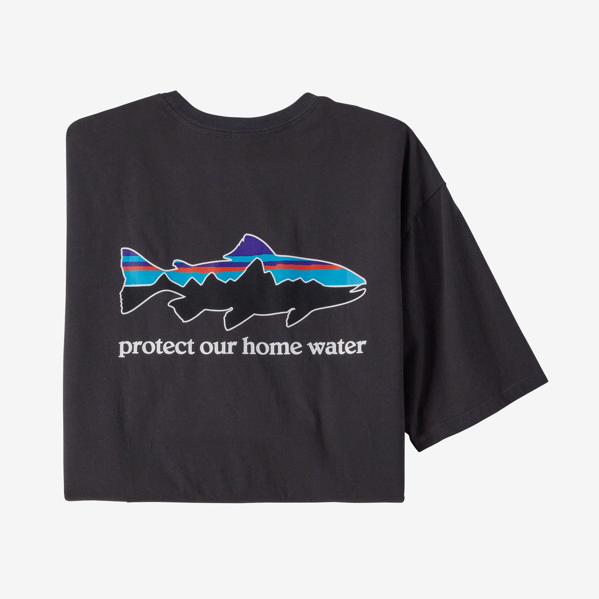 Patagonia Home Water Trout Organic T-Shirt Ink Black