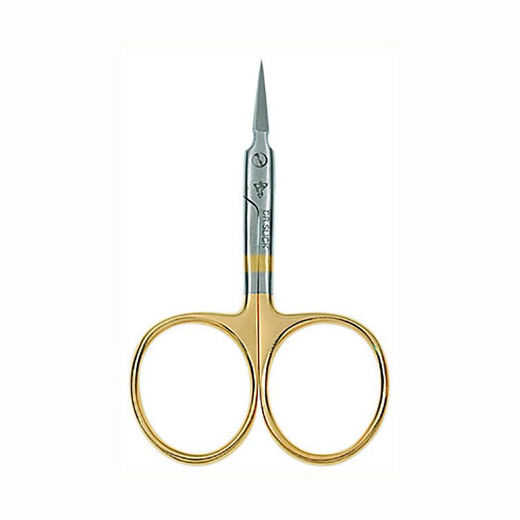 Dr. Slick Arrow Scissor MicroTip 3-1/2&quot; Gold