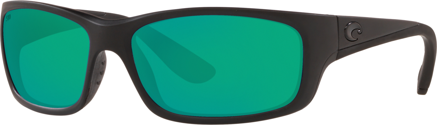 Costa Jose Sunglasses Blackout Frame Green Mirror 580 Glass