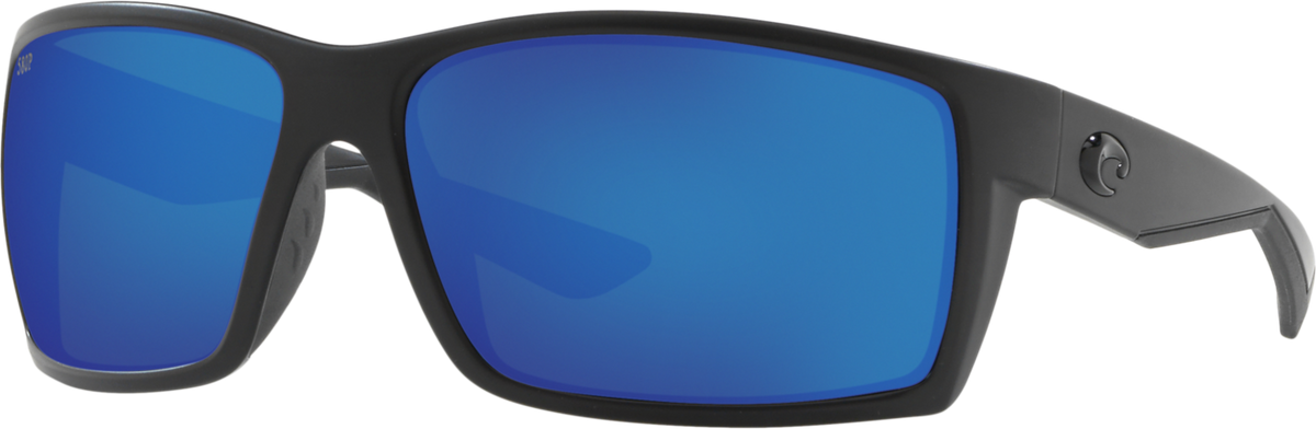 Costa Reefton Sunglasses Blackout Frame Blue Mirror 580 Polycarbonate 