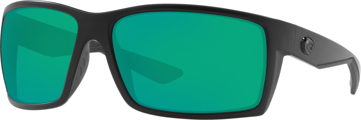 Costa Reefton Sunglasses Blackout Frame Green Mirror 580 Polycarbonate 