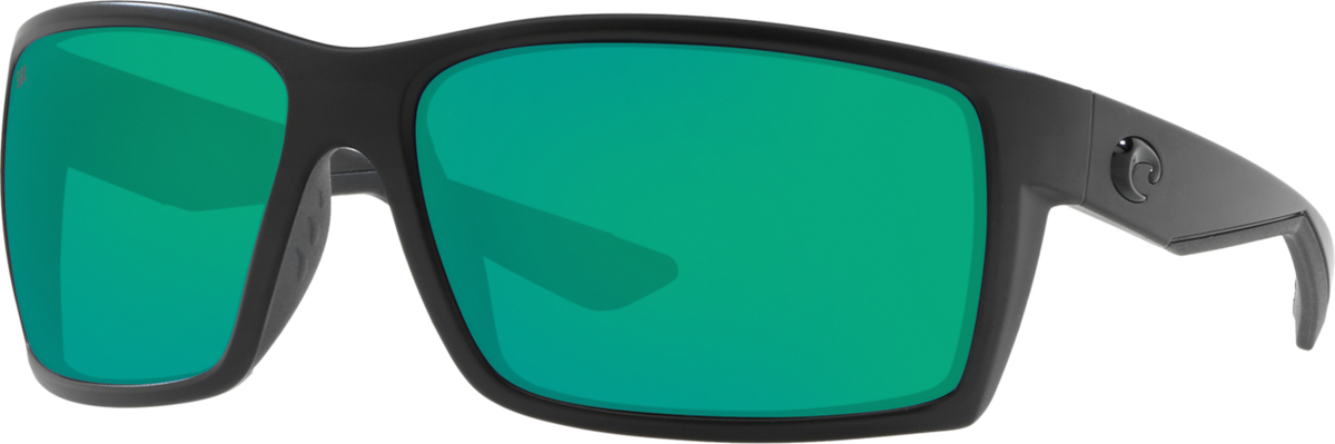 Costa Reefton Sunglasses Blackout Frame Green Mirror 580 Glass