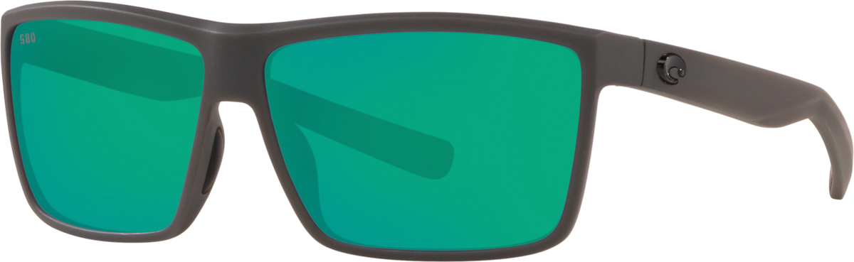 Costa Rinconcito Sunglasses Matte Gray Frame Green Mirror 580 Glass
