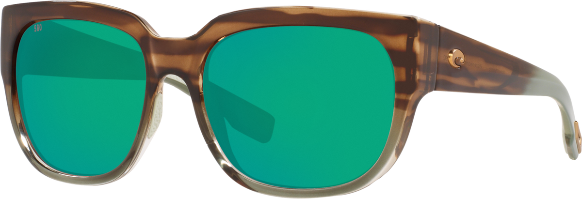 Costa Waterwoman Ii Sunglasses Shiny Ocean Jade Green Mirror 580 Glass
