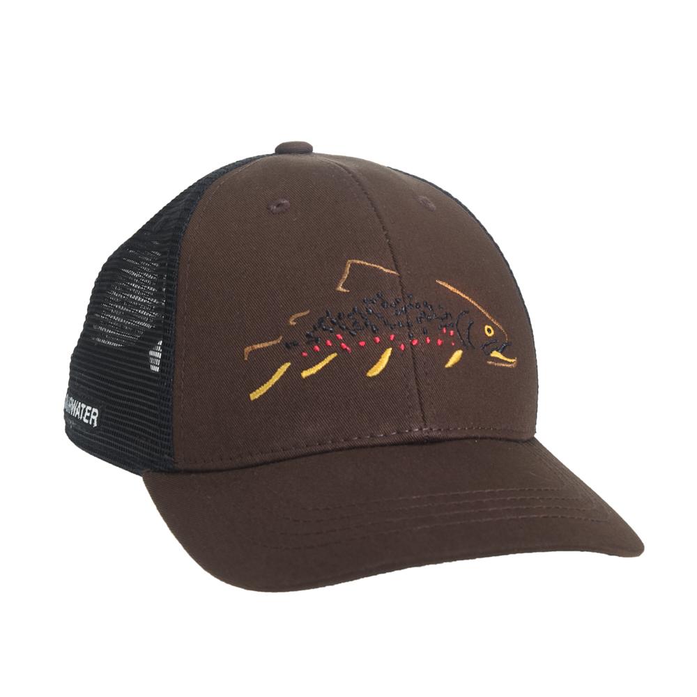 Rep Your Water Minimalist Brown Hat 