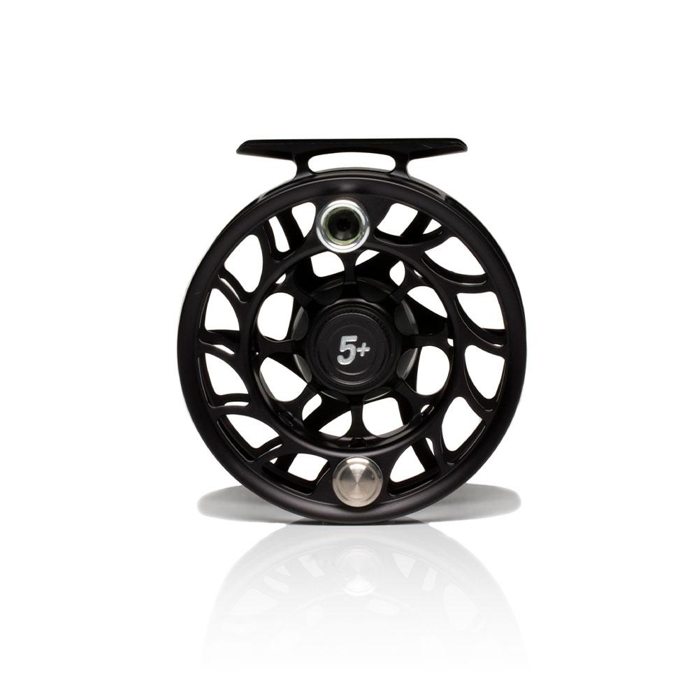 Hatch Iconic Fly Reel - Large Arbor 5+ Black/Silver