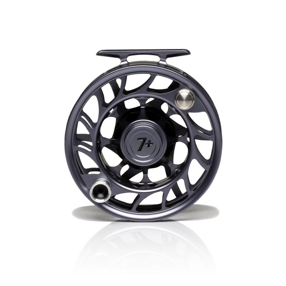Hatch Iconic Fly Reel - Large Arbor 7+ Grey/Black