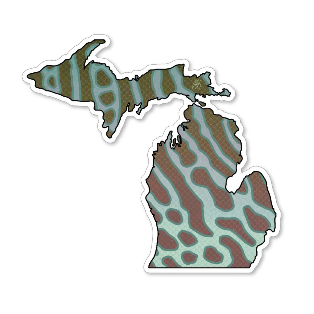 Underwood Michigan Muskie Decal