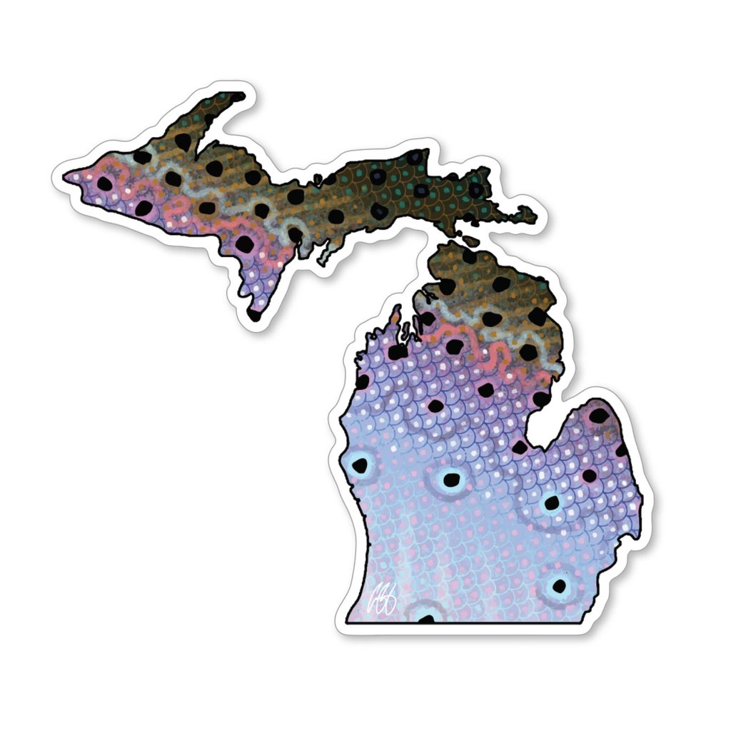 Underwood Michigan Fish Decal