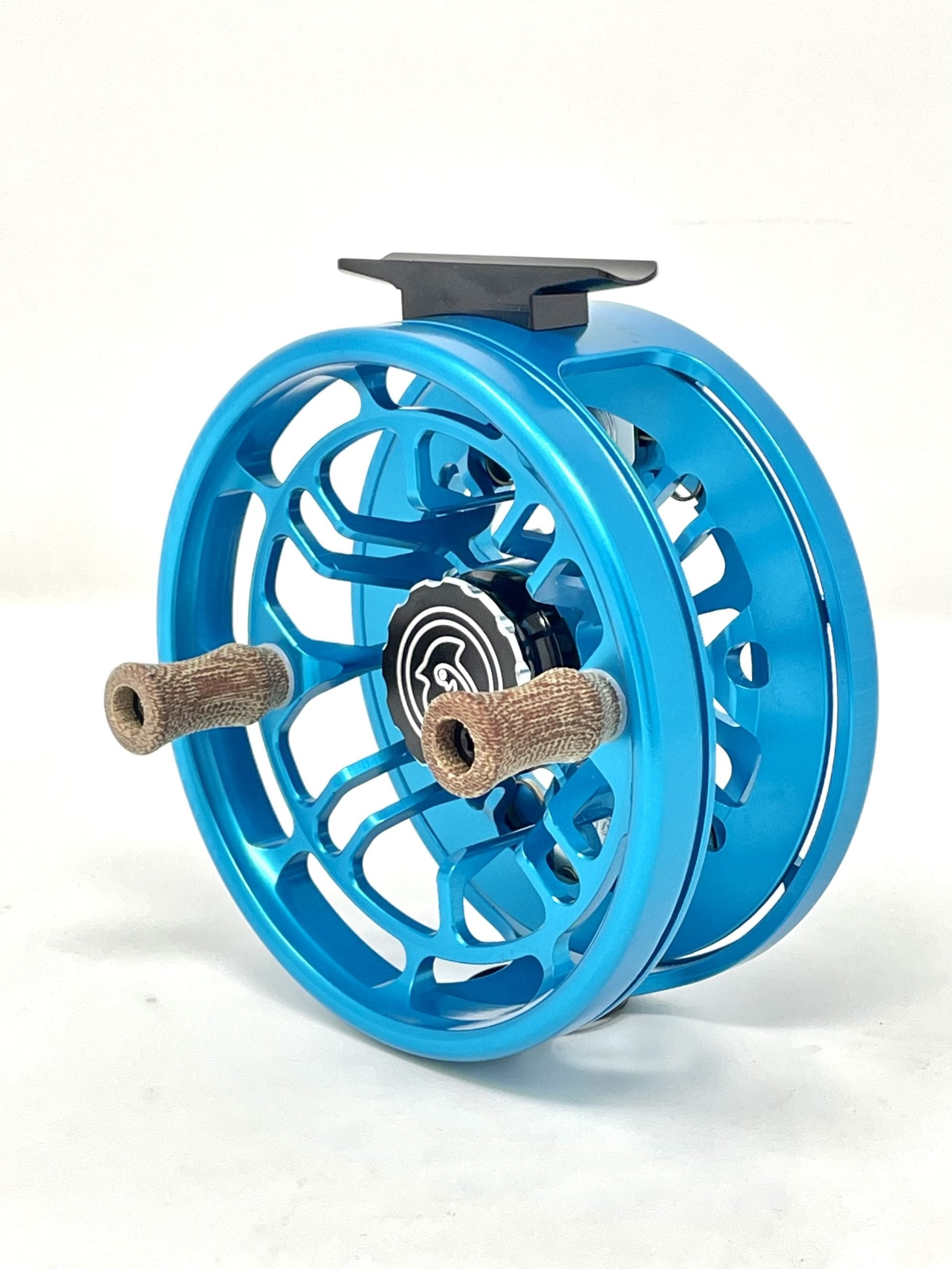 Cubalaya Fair Chase G2 Click Pawl Fly Reel- Clear on Blue