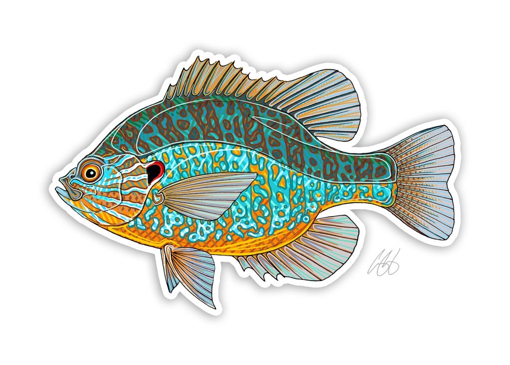 Underwood Pumpkinseed Decal