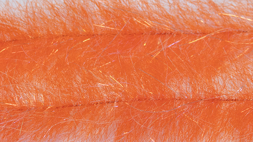 RD Fly Fishing Sculpting Flash Fibre Brush Dark Orange