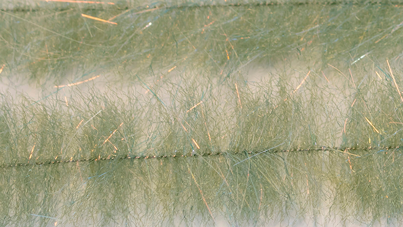 RD Fly Fishing Sculpting Flash Fibre Brush Olive