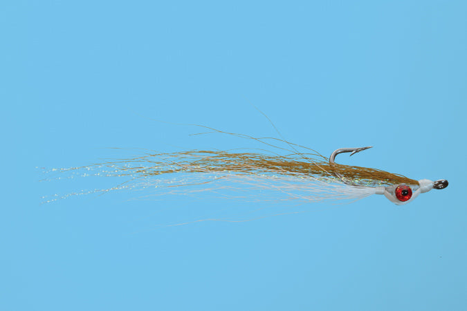 Clouser Minnow Olive/White