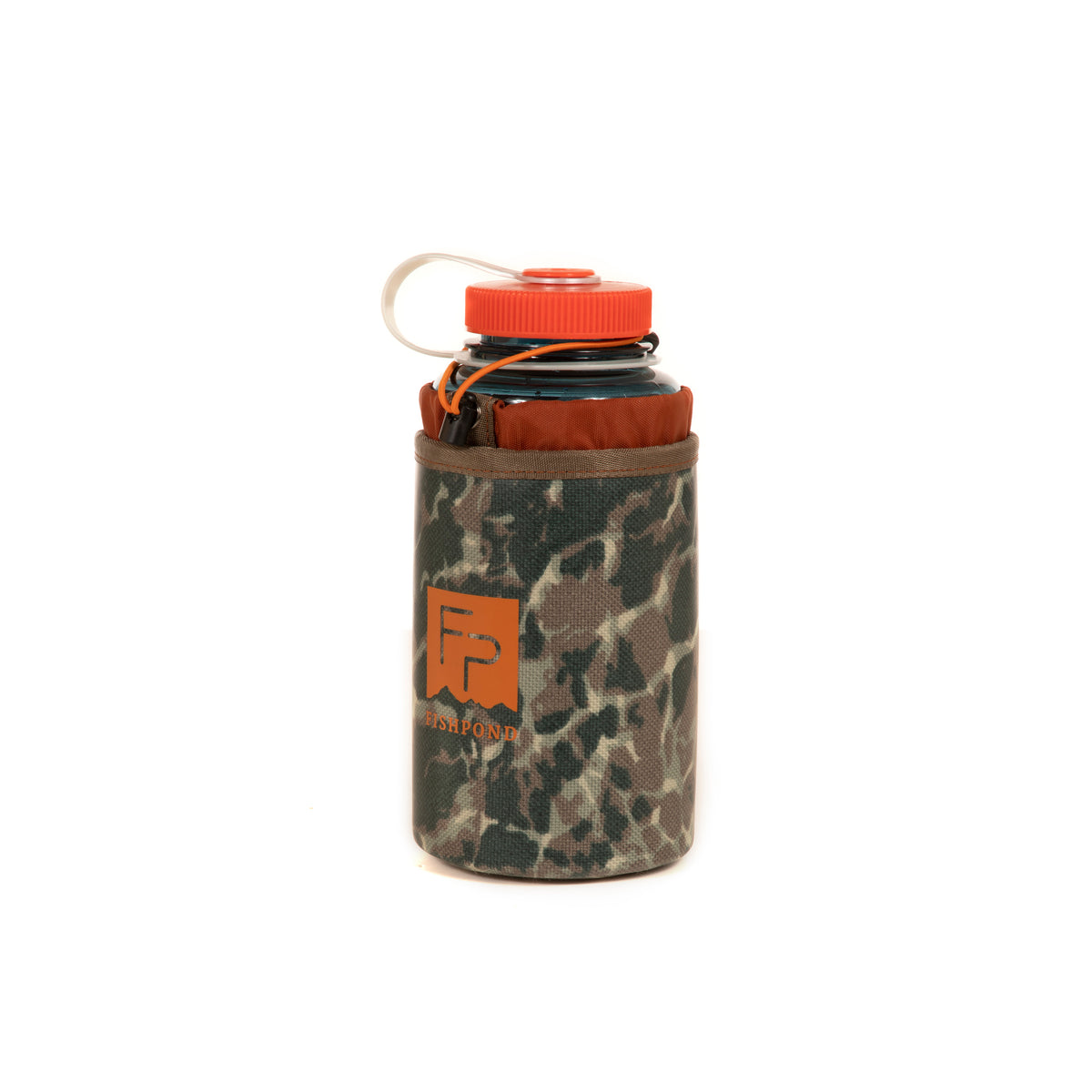 Fishpond Thunderhead Water Bottle Holder Riverbed Camo Front view