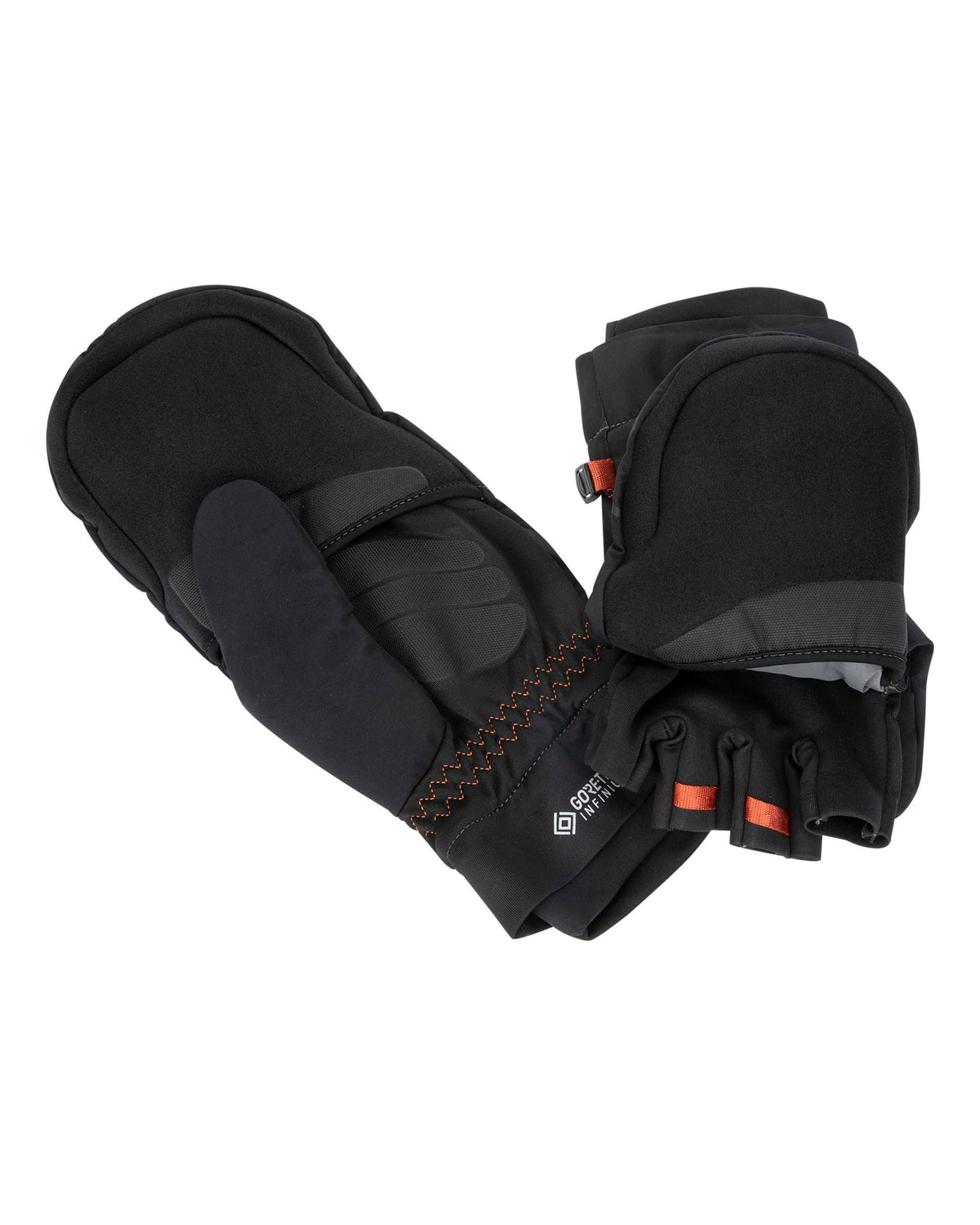 Simms Gore Tex Exstream Foldover Mitt Black