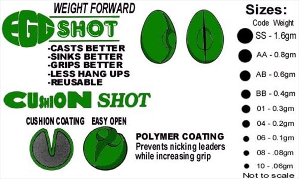 Water Gremlin Green Gremlin Removable Tin Split Shot