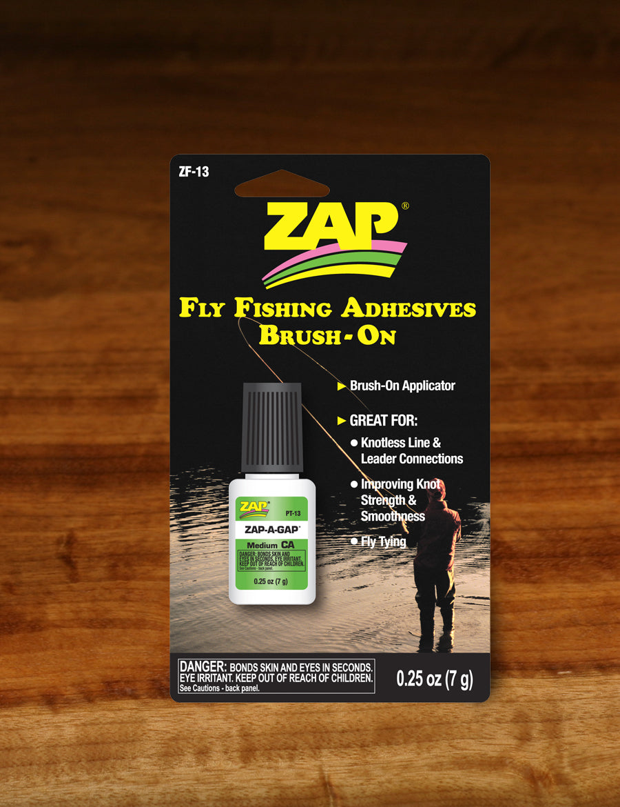 Hareline Zap-A-Gap Fly Fishing Brush-On