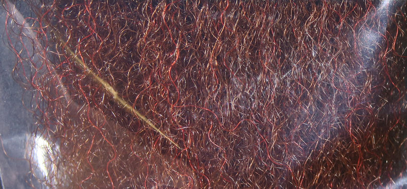 Fuzzy Fiber Rusty Brown