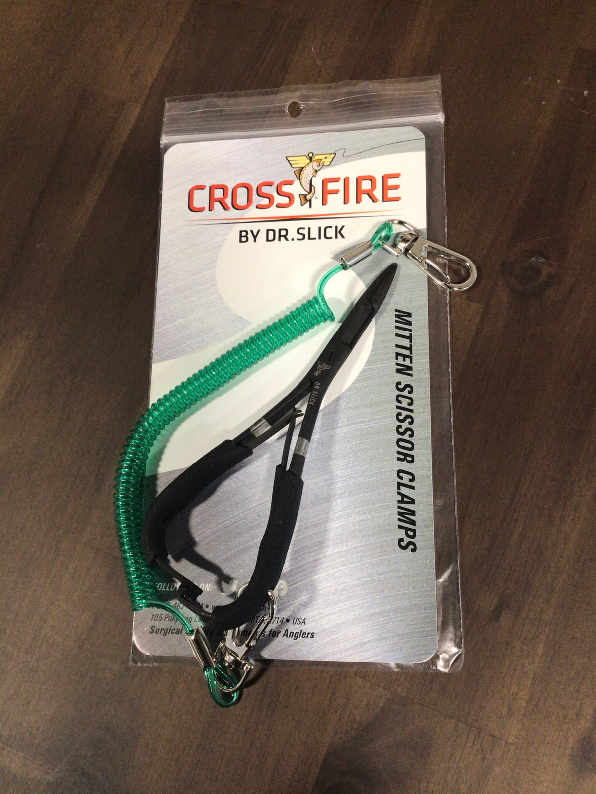 Dr. Slick Crossfire 5&quot; Mitten Scissor Clamp with Black Textured Rubber Handles