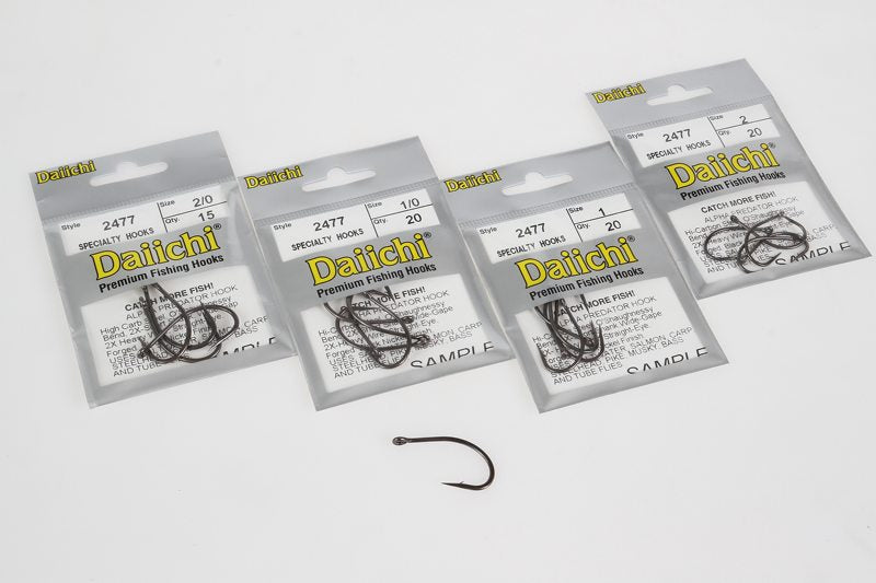 Daiichi Hooks 1182 - Standard Dry Fly Hook, Mini Barb, Crystal