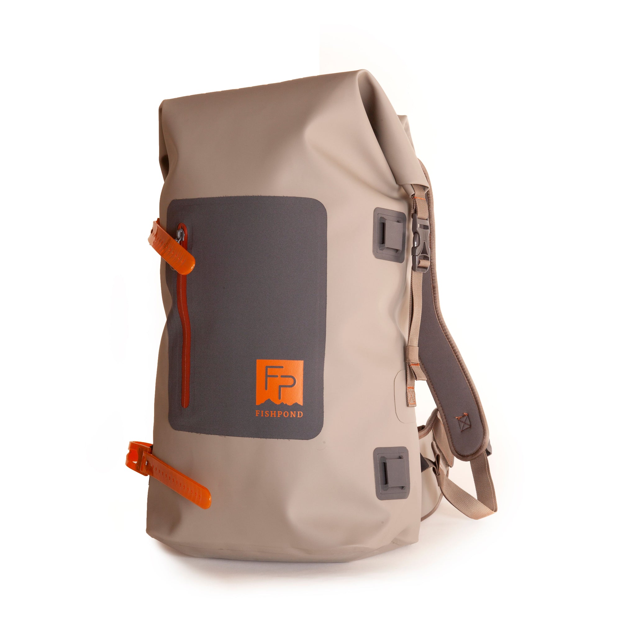Fishpond Wind River Roll-Top Backpack - Eco Shale Back View