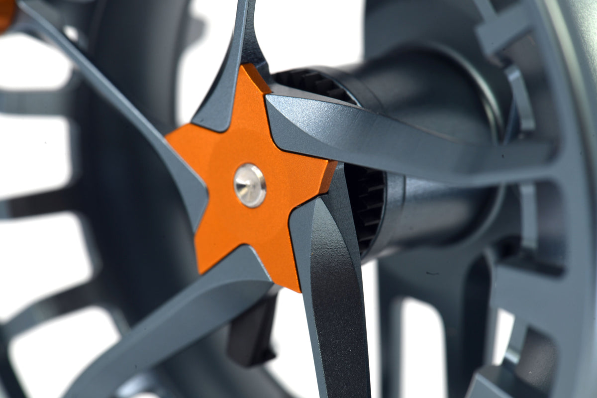 Waterworks Lamson Litespeed F Fly Reel Fuego Close Up of Spool