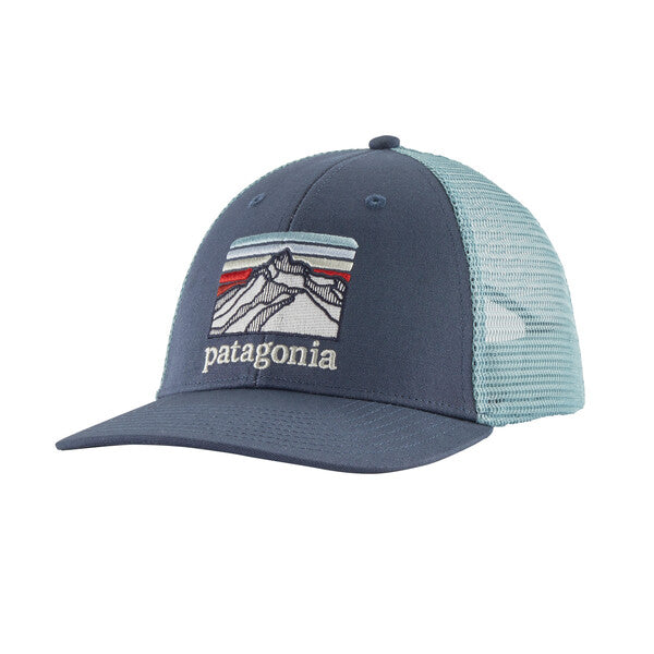 Patagonia Line Logo Ridge LoPro Trucker Hat Dolomite Blue