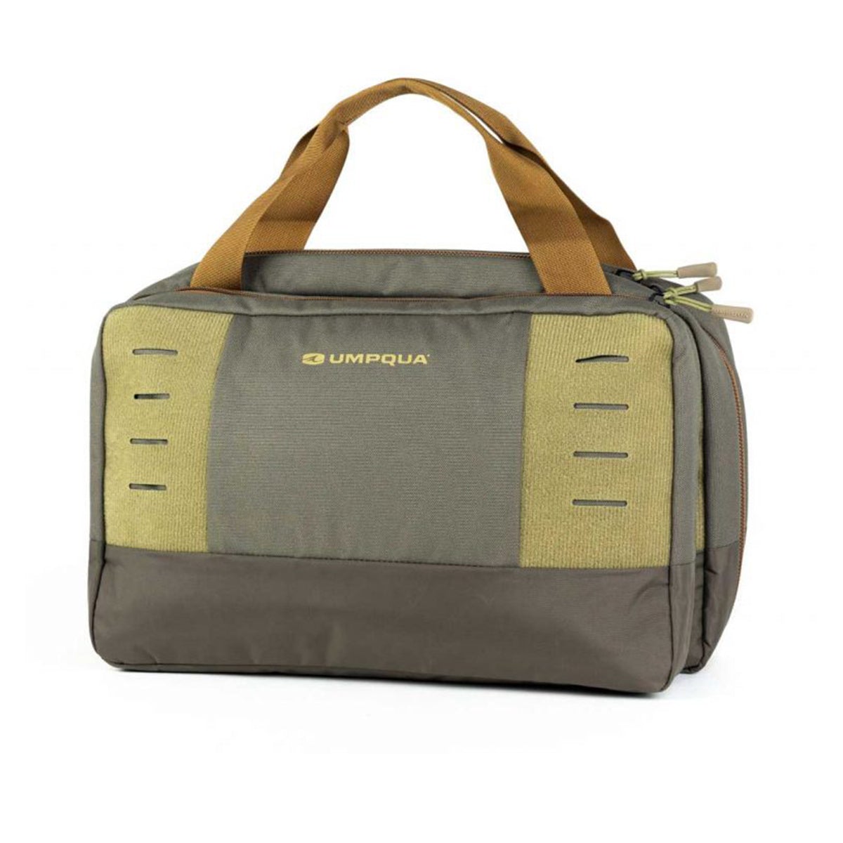 Umpqua ZS2 Traveler Fly Tying Kit Bag Olive Front View